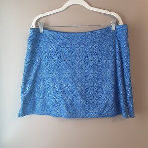 Tranquility by Colorado Clothing Blue & White Golf / Tennis Skirt / Skort XL